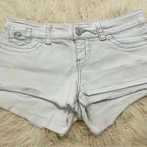 Seven7 White Jean Shorts